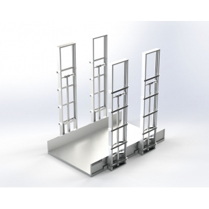 Four column cargo lift Zafer | Baltic Diag