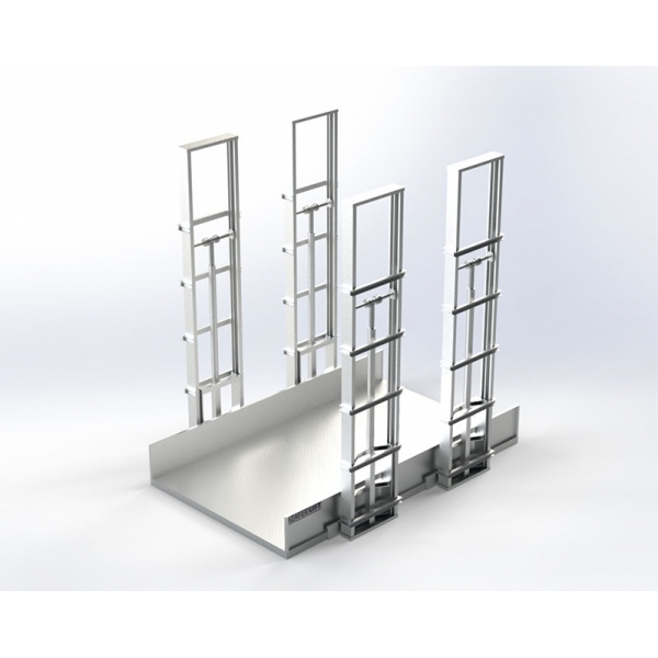 Four column cargo lift Zafer | Baltic Diag