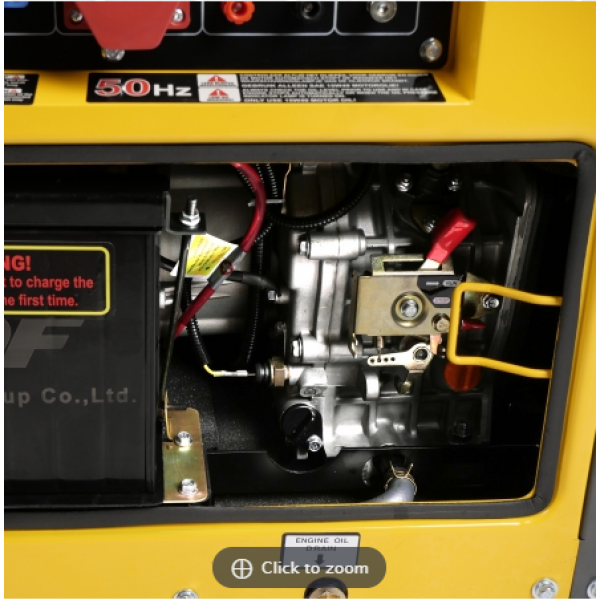 Closed design diesel generator 230V / 400V, 4,6 kW | Baltic Diag