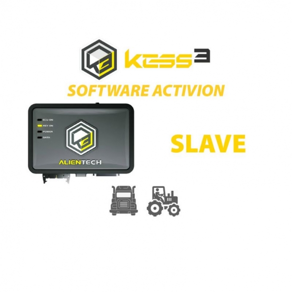 KESS3 Slave Agriculture, Truck & Buses OBD, Bench Boot activation licence Alientech KESS3SA012
