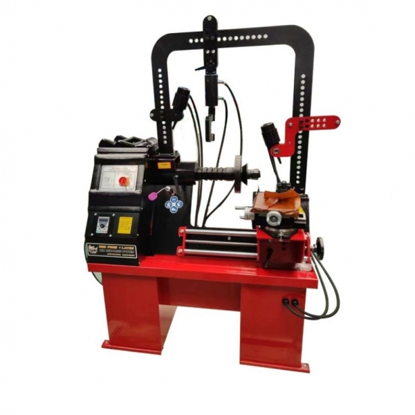 Rim straightening and turning machine with 3 cylinders and frame, MX-60