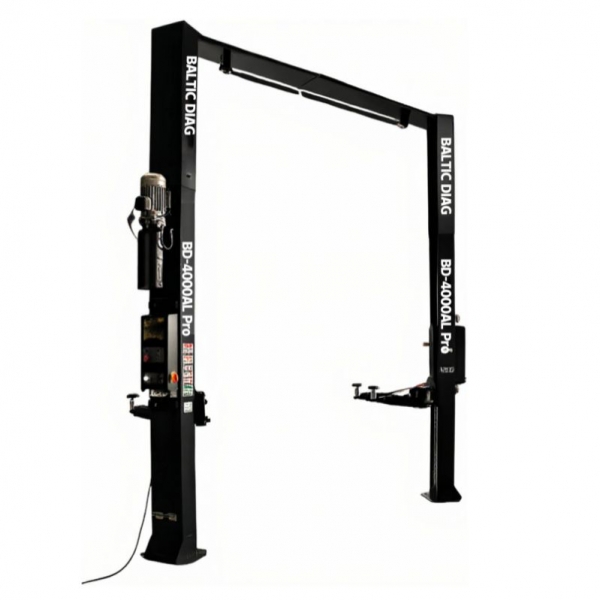 Двухколонный асимметричный подъемник, 2+3 когтя, BD-4000AL Pro