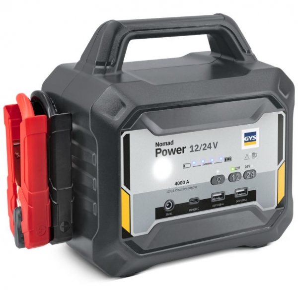 Battery charger and jump starter 12/24 V Nomad Power Pro GYS