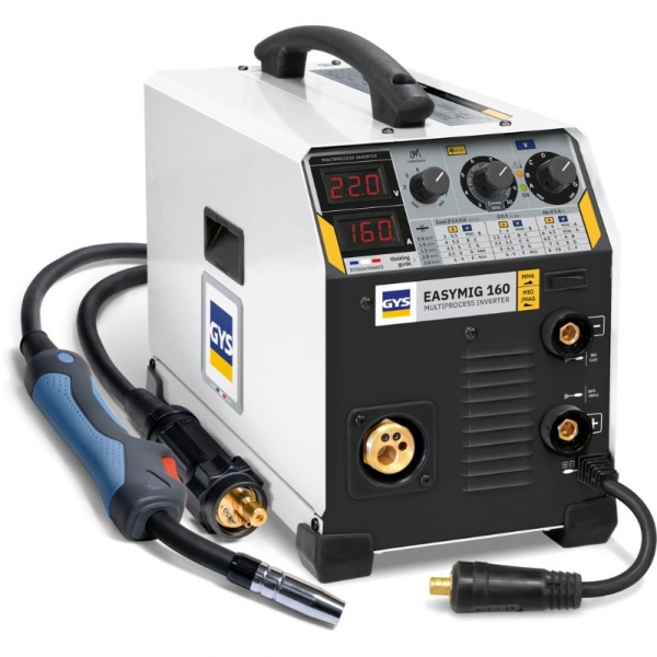 Semi-automatic welding machine for MIG/MAG and MMA welding GYS EASYMIG 160