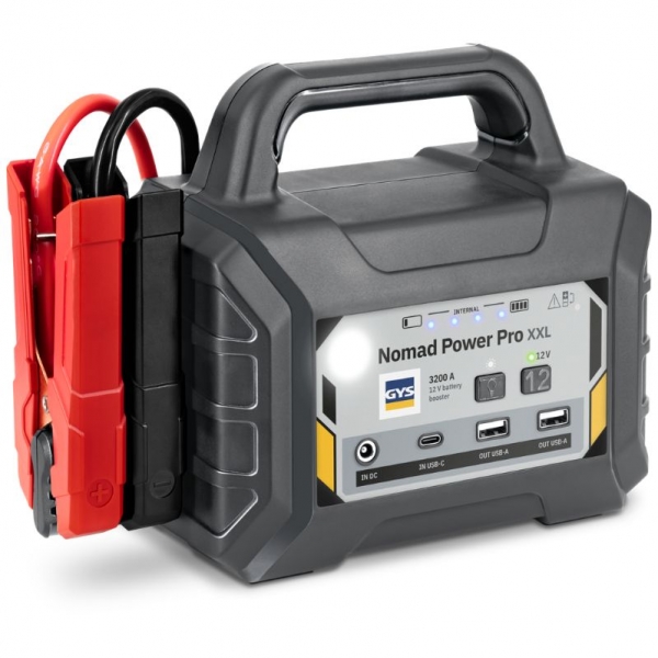 Lithium-ion battery 12 V jump starter Nomad Power Pro XXL GYS