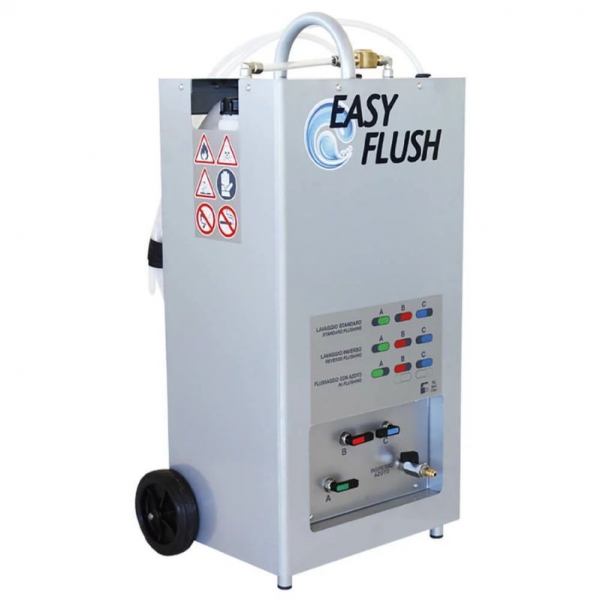 Automatic flushing system for A/C and refrigeration systems Easy Flush SPIN
