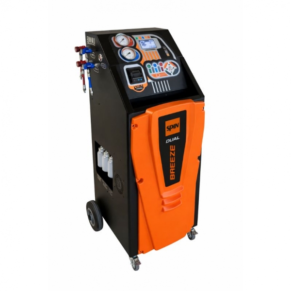 Automatic air conditioner filling station R134a / HFO1234yf SPIN