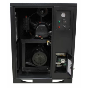 Zion Air piston air compressor with sound-insulated enclosure, 670 L/min, 8 bar, 5.5 kW