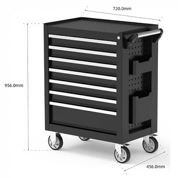 Mobile tool cart with 7 drawers BD-06
