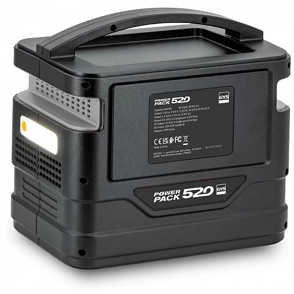 Portable power station 500 W Power Pack 520 GYS