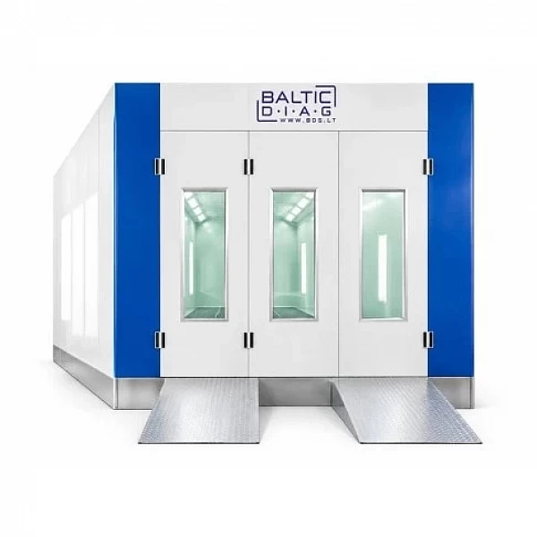 Spray booth BD-6400 with activated carbon filtration