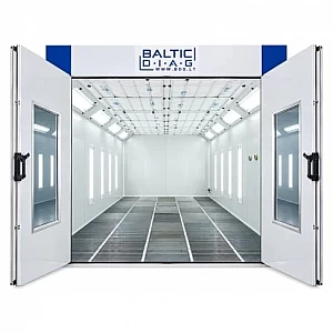 Spray booth BD-6400 with activated carbon filtration