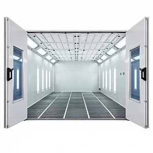 Spray booth BD-6400 with activated carbon filtration