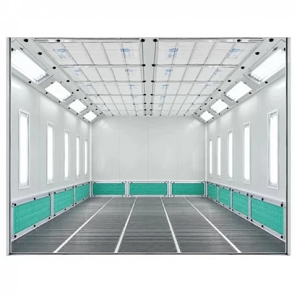 Spray booth BD-6400 with activated carbon filtration