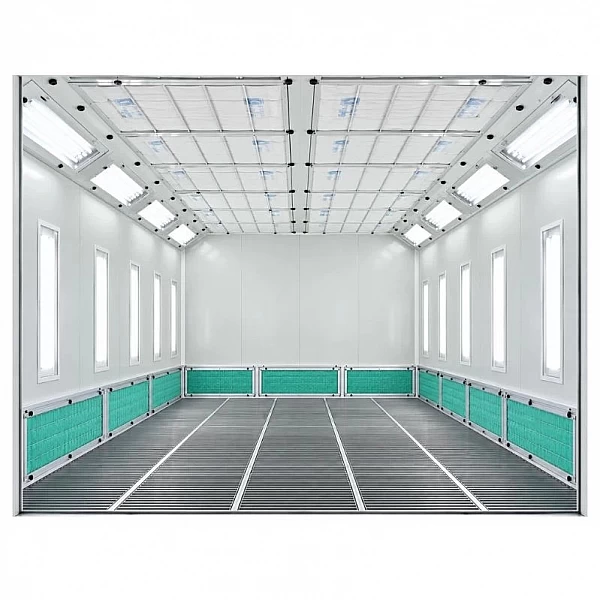 Gas-heated spray booth BD-6400-G
