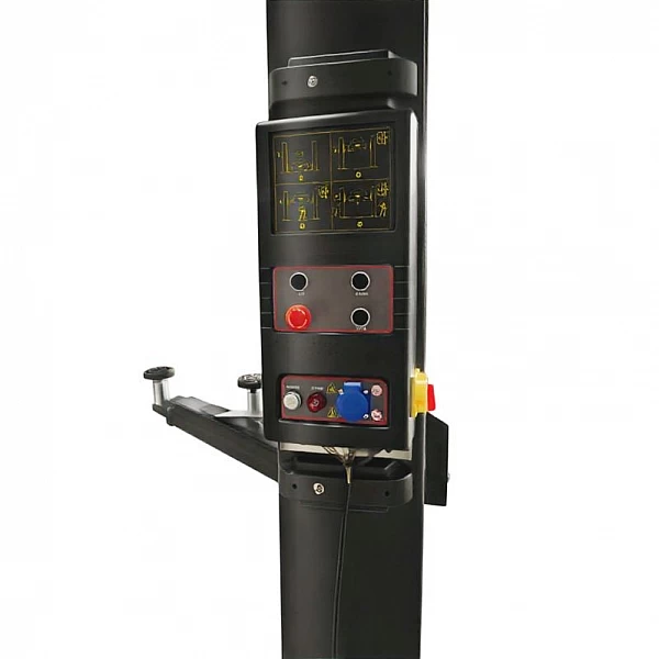 Two-post asymmetric lift with 2+3-stage arms, BD-4000AL Pro