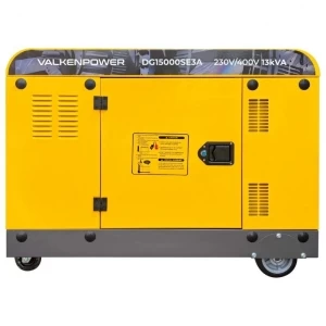 Valkenpower 10.5 kW portable diesel generator with a sound-insulated enclosure