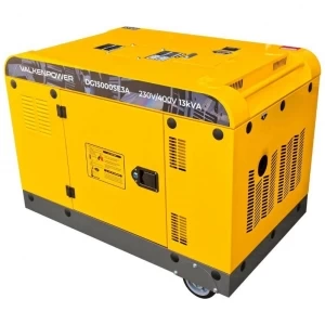 Valkenpower 10.5 kW portable diesel generator with a sound-insulated enclosure