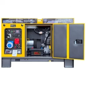 Valkenpower 16 kW portable diesel generator with a sound-insulated enclosure