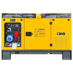 Valkenpower 16 kW portable diesel generator with a sound-insulated enclosure
