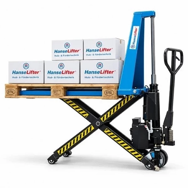 Electrohydraulic scissor 1 tons lift HanseLifter E-JF