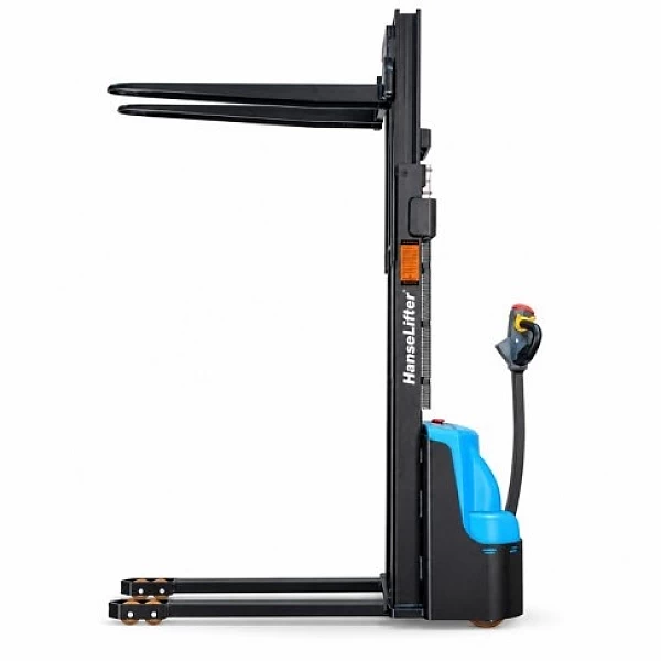 Electric high-lift truck with control handle 1.2-metric-ton HanseLifter SMART-DH1230-PFH-LI