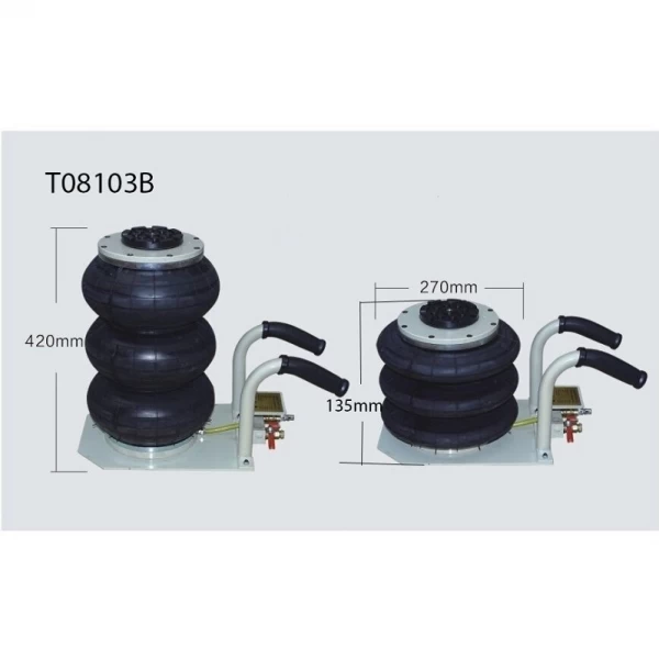 Pneumatic jack 3 tons with short handles