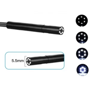 Endoscope with LCD screen Ø 5.5 mm, 5 m cable