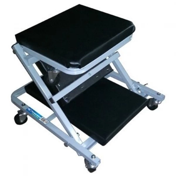 Salokāmi 2-in-1 mehāniķa ratiņi un krēsls, 120 kg