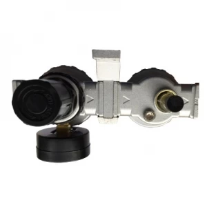 Compressed air filter-regulator with lubricator, 1/2, 200 L/min