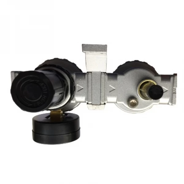 Compressed air filter-regulator with lubricator, 1/2, 200 L/min