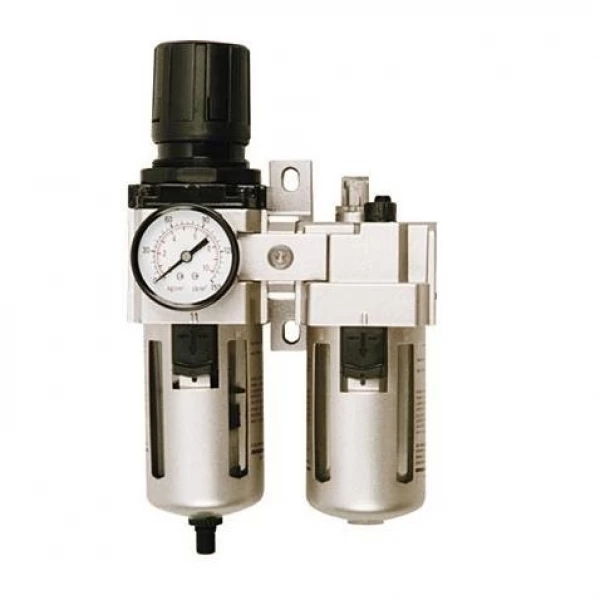 Saspiestā gaisa filtrs-regulators ar eļļotāju, 1/2", 1200 L/min