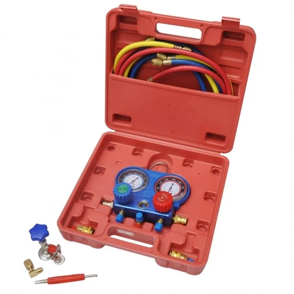 R134a A/C charging manifold gauge set