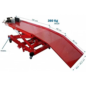 Hydraulic motorcycle lift, 360 kg