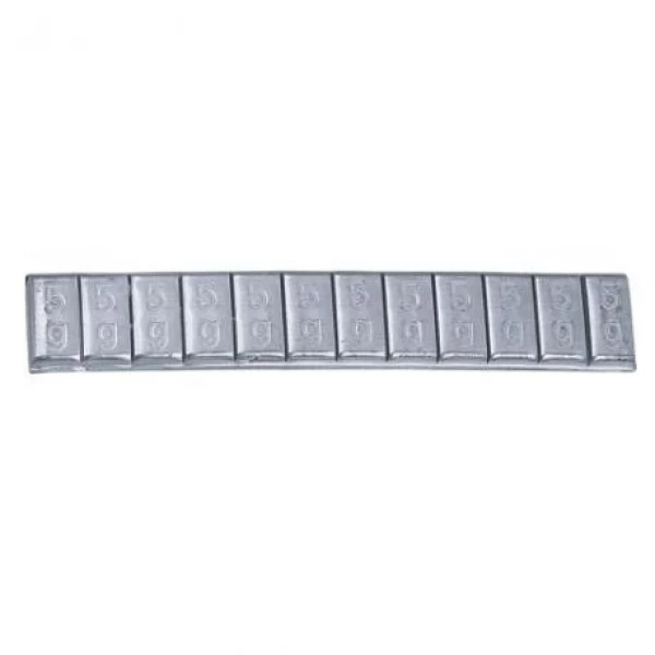 Melni līmējamie riteņu balansēšanas atsvari 60 g (12 x 5 g), 100 gab.