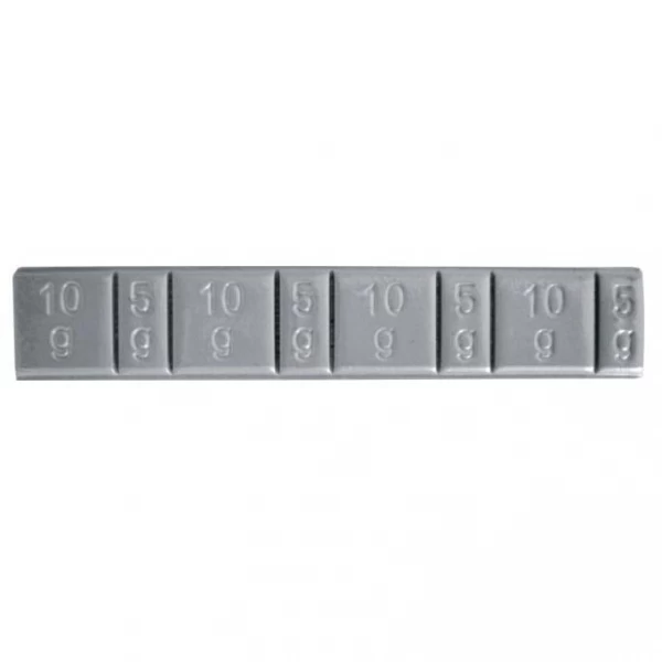 Līmējamie riteņu balansēšanas atsvari 60 g (4 x 5 g + 4 x 10 g), 100 gab.