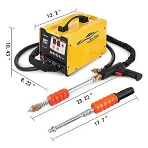 Body dent repair spotter with accessories, 3 kW