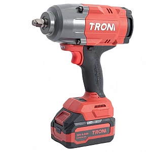Аккумуляторный ударный гайковерт TROM 1/2, 20 В Li-ion, 1800 Нм