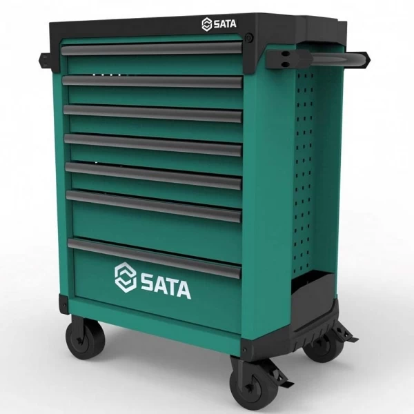 Тележка для инструментов, 7 ящиков Sata Pro с 246 шт. инструментов