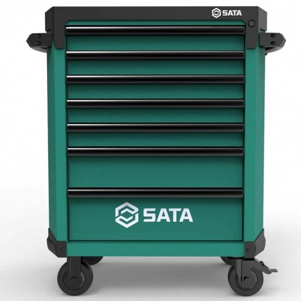 Тележка для инструментов, 7 ящиков Sata Pro с 246 шт. инструментов