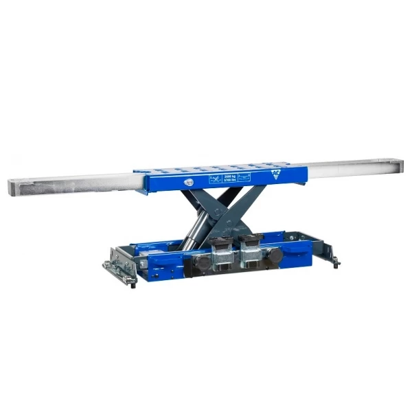 Īpaši plats pneimohidrauliskais ass pacēlājs AC Hydraulic, 2,6 t