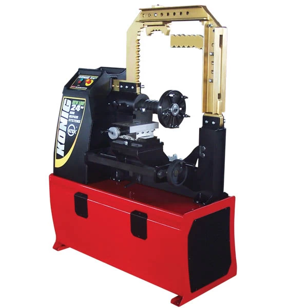 Atek Makina Konig Jumbo 86 00-CE riteņu disku taisnošanas un virpošanas iekārta