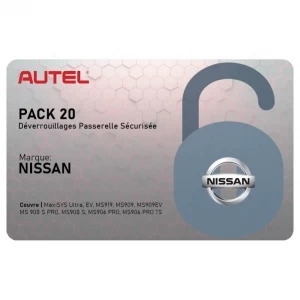 Nissan license (SGW) activation card Autel