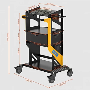 Mobile diagnostic equipment trolley AUTOOL 3 Tier