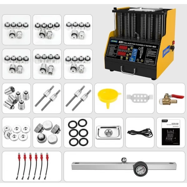 Установка для проверки и ультразвуковой очистки бензиновых форсунок Autool CT400 GTI