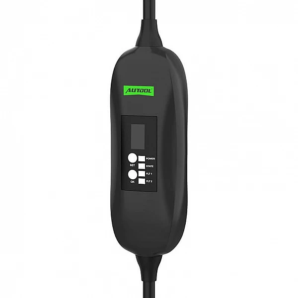 Portable electric vehicle charger AUTOOL C350, 3.3 kW, 14 A