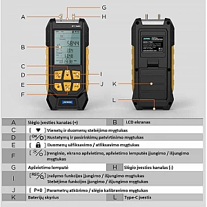 Прибор измерения давления воздуха Autool PT520