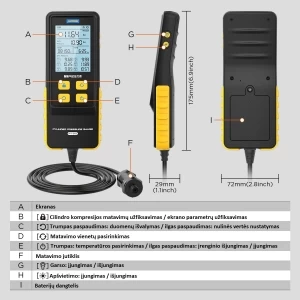 Цифровой прибор для измерения компрессии цилиндров Autool PT610