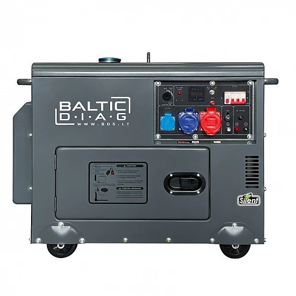 Mobile diesel generator BD9500SE, 7 kW