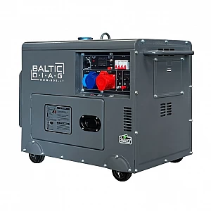 Мобильный дизельный генератор BD9500SE, 7 кВт